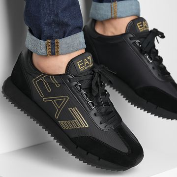 EA7 Emporio Armani - X8X101-XK257 Zapatillas Triple Negro Oro