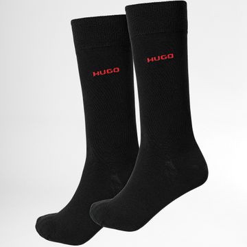 HUGO - 2 Pares De Calcetines 50468099 Negro