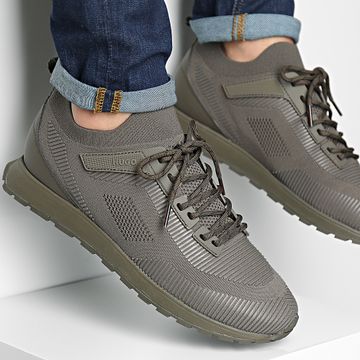 HUGO - Icelin Runner Zapatillas 50471301 Verde oscuro