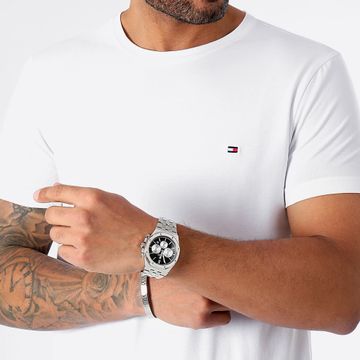 Tommy Hilfiger - Slim Core Stretch Camiseta 7539 Blanco