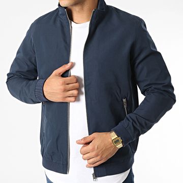 Jack And Jones - Chaqueta con cremallera Rush Harrington Azul marino