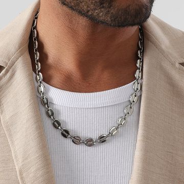LBO - Collar Grain De Café 10mm Plata