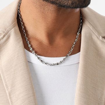 LBO - Collar Café Grano 4mm Plata