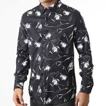 Zelys Paris - Camisa de manga larga Adam Negra