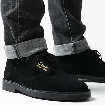 Clarks - Botas Desert Evo ante negro