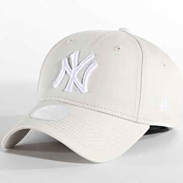 New Era - Gorra de mujer 9Forty League Essential New York Yankees Beige