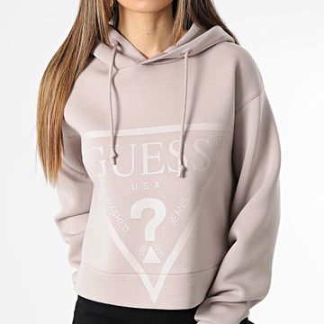 Guess - Sudadera con capucha para mujer V2YQ08-K7UW2 Morado