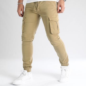 John H - XQ05 Pantalón Cargo Camel