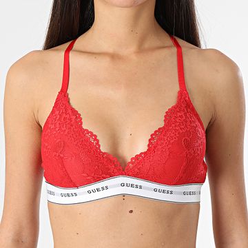 Guess - Sujetador de mujer O97C02 Rojo