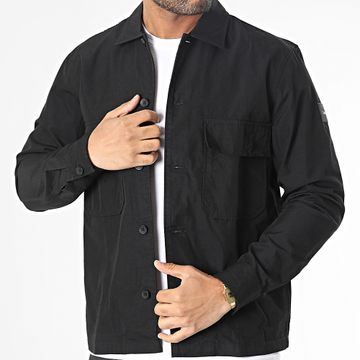 Calvin Klein - Sobrecamisa de manga larga de algodón y nailon 9920 Negro
