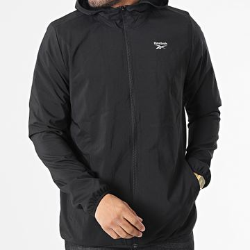 Reebok - Training Essentials Chaqueta con capucha y cremallera FP9172 Negro