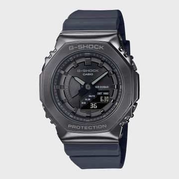 G-Shock - Reloj G-Shock Serie 2100 con carcasa metálica GM-S2100B-8A Gris antracita