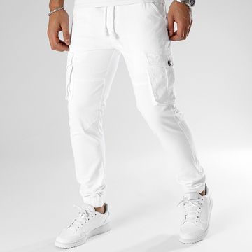 John H - XQ03 Pantalón Cargo Blanco