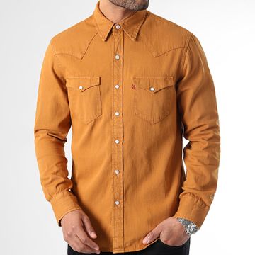 Levi's - Camisa de manga larga Standard Western 85745 Camel