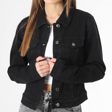 Vero Moda - Chaqueta vaquera Luna Mujer Negro