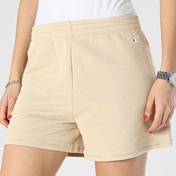 Champion - Pantalón Corto de Jogging 116100 Beige, Mujer