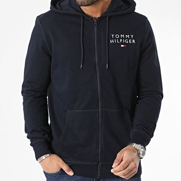 Tommy Hilfiger - 2879 Sudadera con capucha y cremallera Azul Marino
