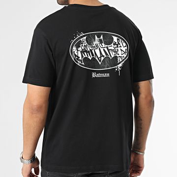 DC Comics - Camiseta oversize Graff Logo Negro Blanco