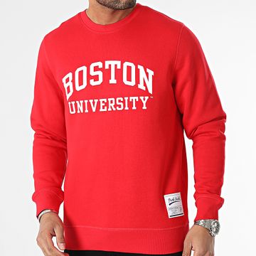 Classic Series - Boston Crewneck Sudadera Rojo Blanco
