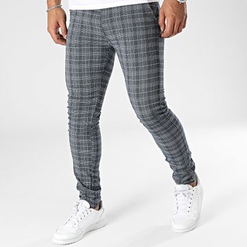 Classic Series - Pantalones de cuadros azul marino