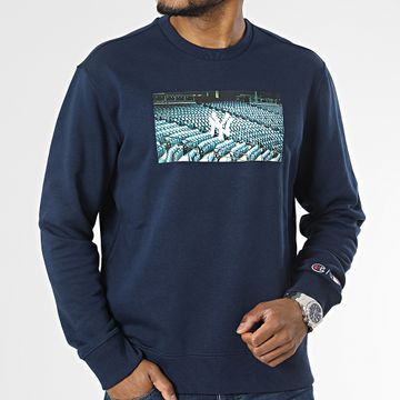 Champion - Sudadera cuello redondo 218920 New York Yankees Azul Marino