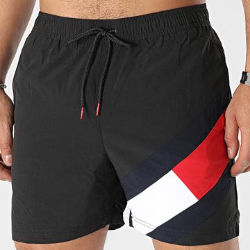 Tommy Hilfiger - Pantalón corto de baño con cordón mediano 2048 Negro