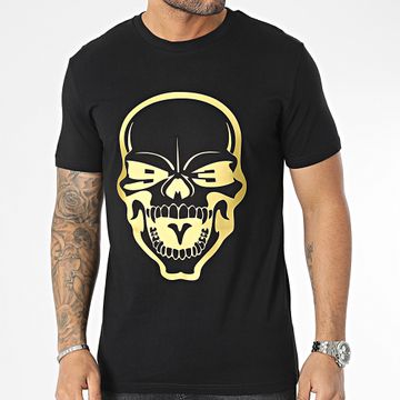 Mac Tyer - Camiseta Skull Negro Oro