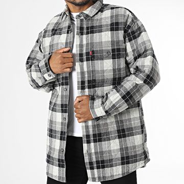 Levi's - A0682 Chaqueta a cuadros gris