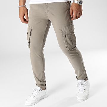 Frilivin - Pantalones Cargo Gris