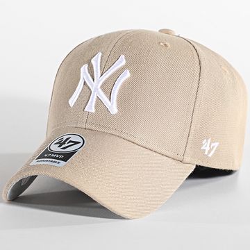 '47 Brand - New York Yankees Gorra MVP Beige Blanco