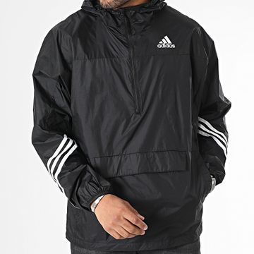 Adidas Performance - HT8722 Cortavientos con capucha Negro