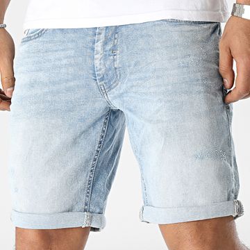 Blend - Pantalones cortos vaqueros 20713327 Denim azul
