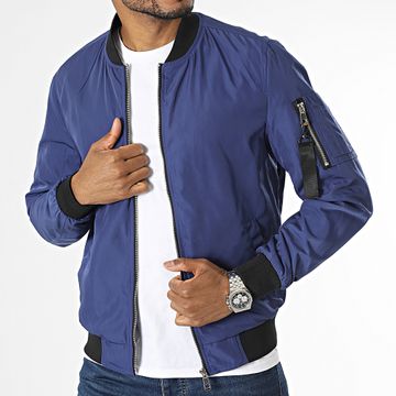 Kymaxx - Chaqueta bomber azul real