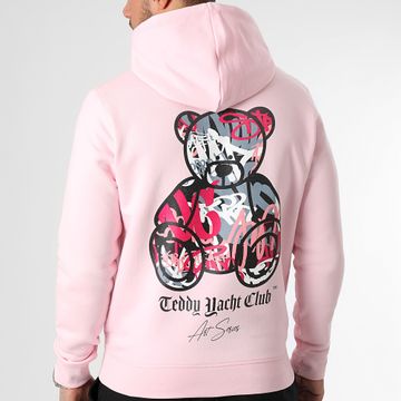 Teddy Yacht Club - Art Series Sudadera con capucha rosa pastel