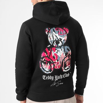 Teddy Yacht Club - Art Series Sudadera con capucha rosa Negro