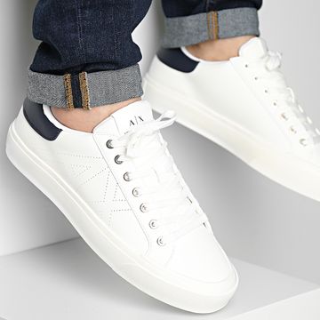 Armani Exchange - Zapatillas XUX166-XV653 Optic White Navy