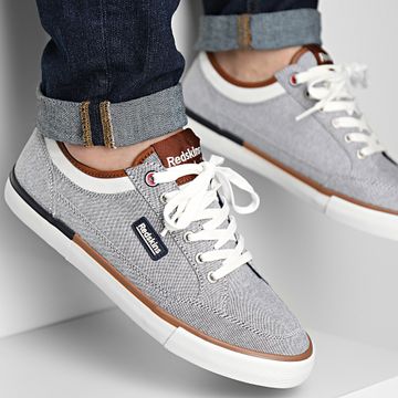 Redskins - Genial Zapatillas PO221XI Gris Blanco
