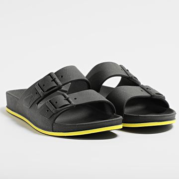 Cacatoès - Sandalias Brasilia Negro Amarillo Fluo