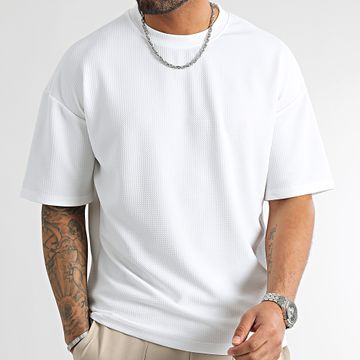 LBO - Textured Camiseta Large 0209 Blanco