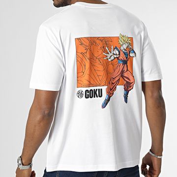 Dragon Ball Z - Camiseta oversize grande Goku blanco