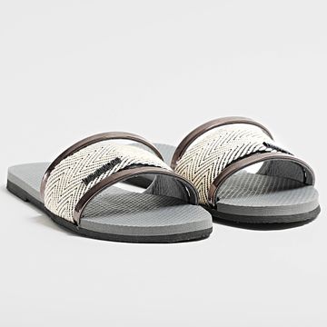 Havaianas - You Trance Premium Slides Gris Mujer