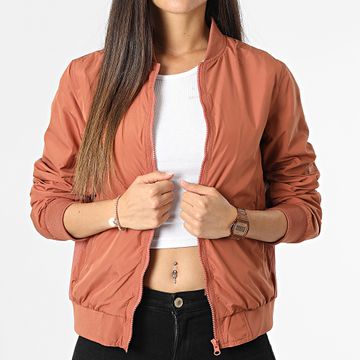 Urban Classics - Chaqueta bomber de mujer TB1217 Brick Red