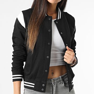 Urban Classics - Chaqueta Teddy Mujer TB2618 Negro