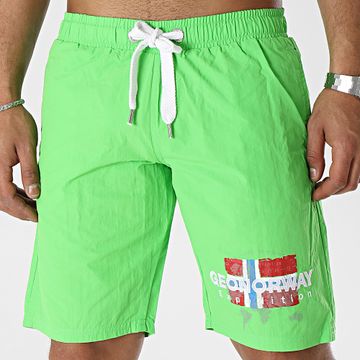 Geographical Norway - Shorts de baño verdes