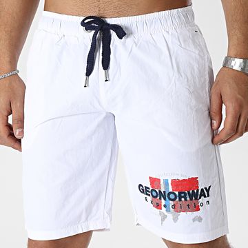 Geographical Norway - Shorts de baño blancos