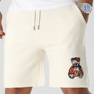 Teddy Yacht Club - Essentials Art Series Pantalón Corto Naranja Beige Moteado