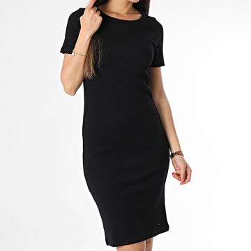 Tommy Hilfiger - Vestido de mujer de manga corta 5X2 8834 Negro