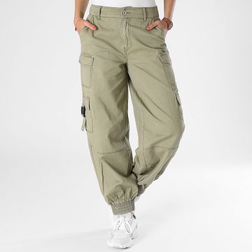 Only - Pantalones Cargo Mujer Tine Light Caqui Verde