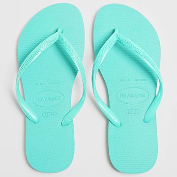 Havaianas - Chanclas de mujer Slim FC Turquesa