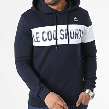 Le Coq Sportif - BAH N1 Sudadera con capucha 2310479 Azul marino Blanco